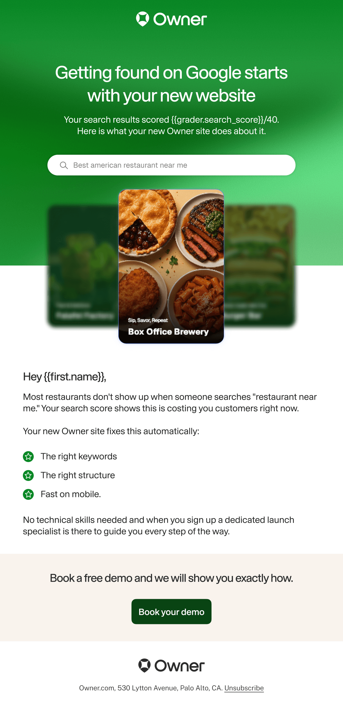 BRCG — Email design 6