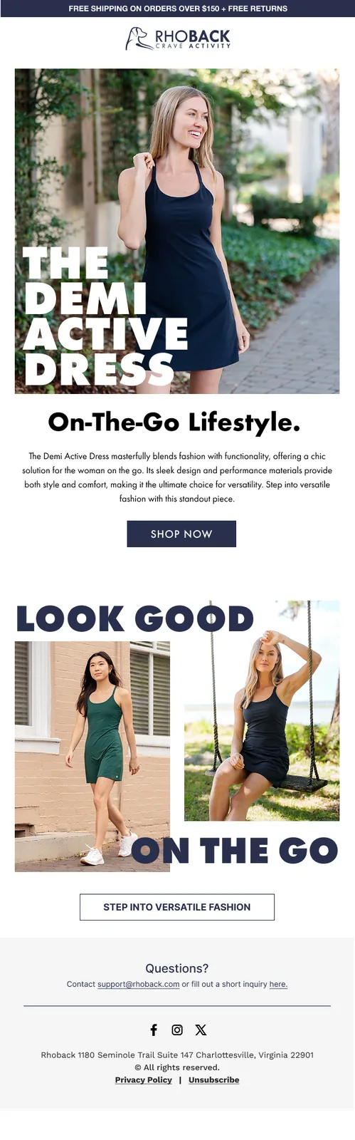 Demi Active Dress