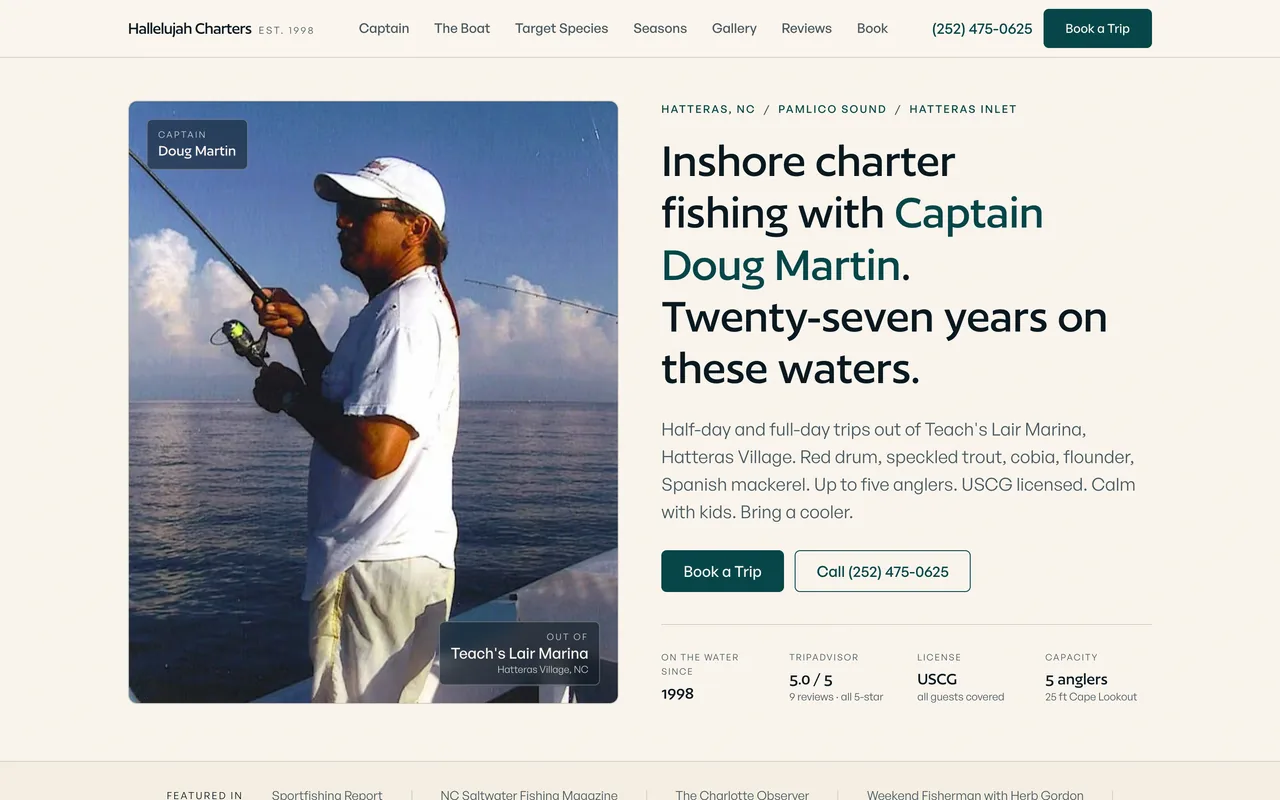 BRCG work: OBX Inshore